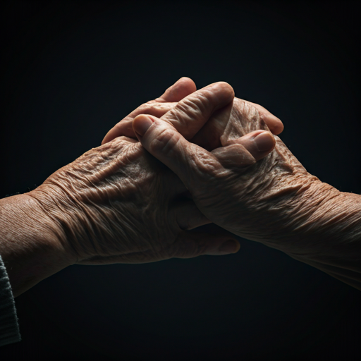 부모님 손 클로즈업